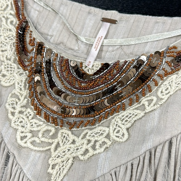 Free People Star Gazer Poncho Top - M - Picture 8 of 10